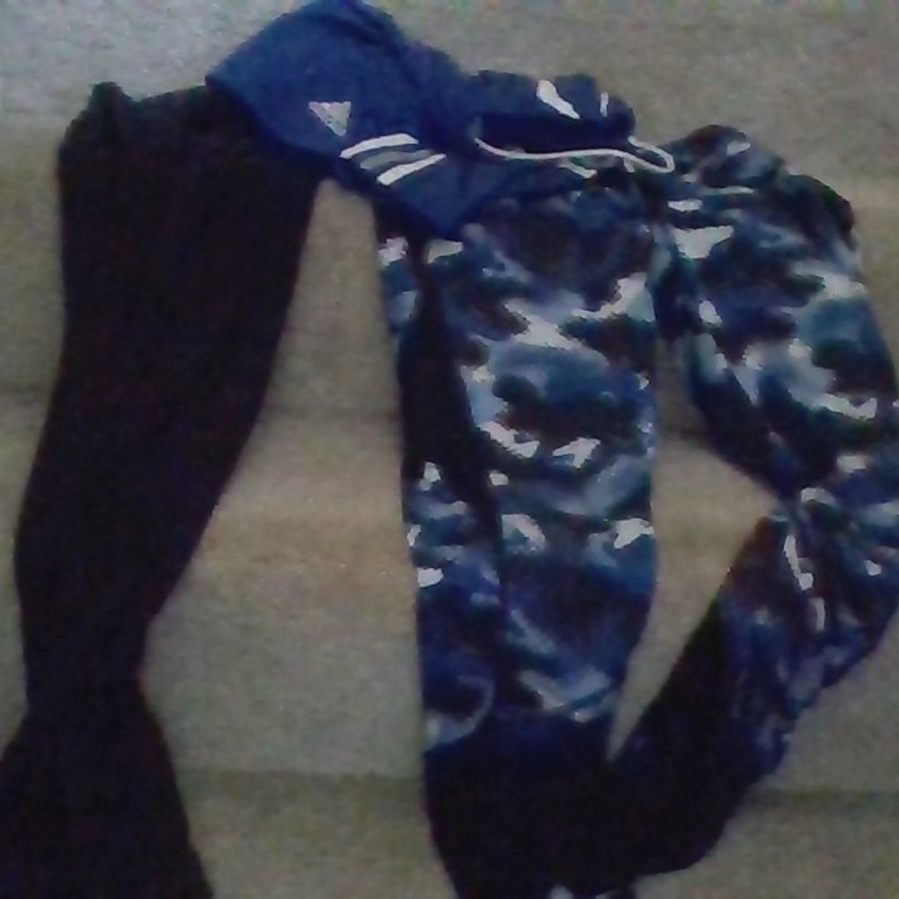 2 leggings and 1 shorts